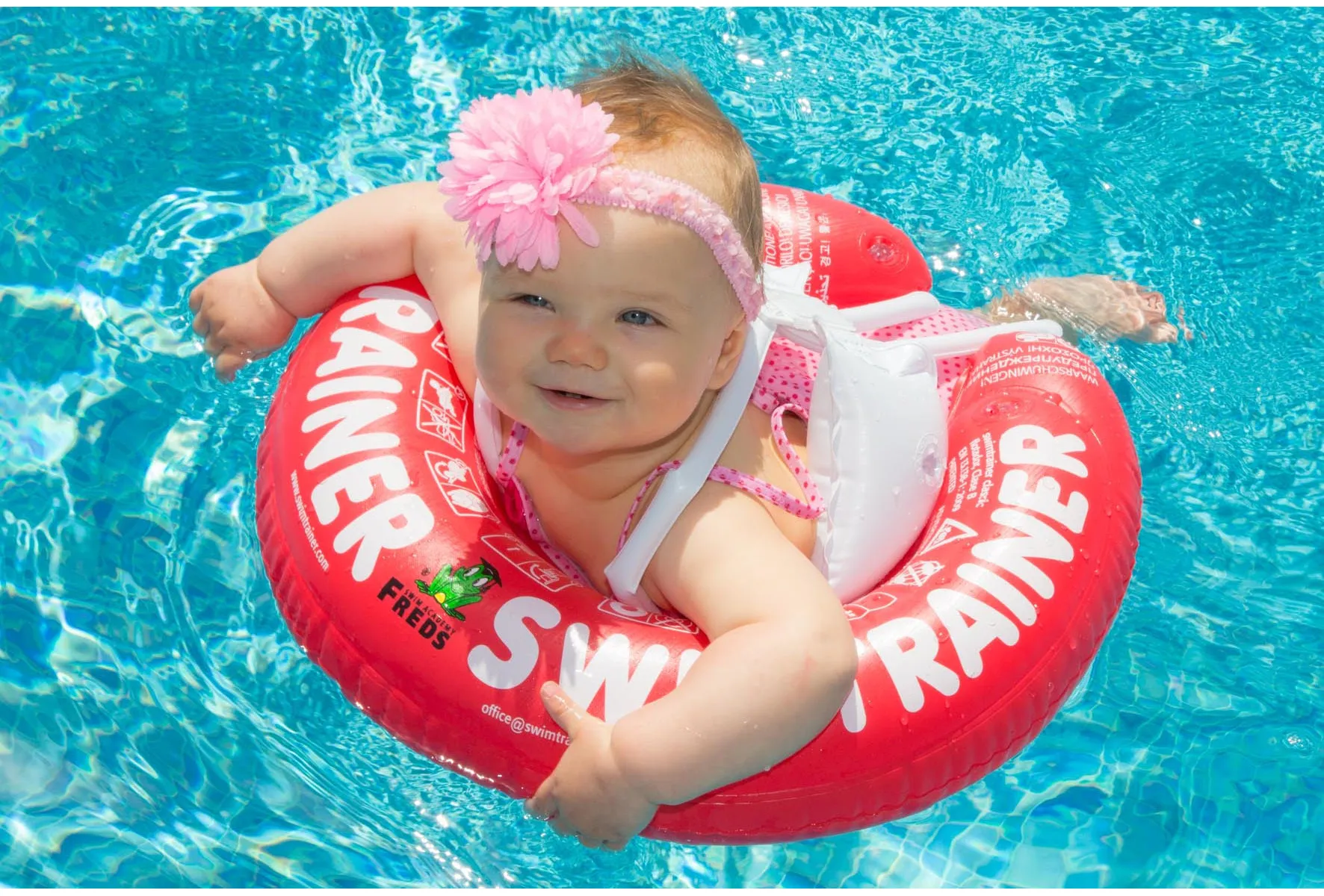 Freds Swim Academy - Schwimm-Trainer Classic rot - ab 3 Monaten