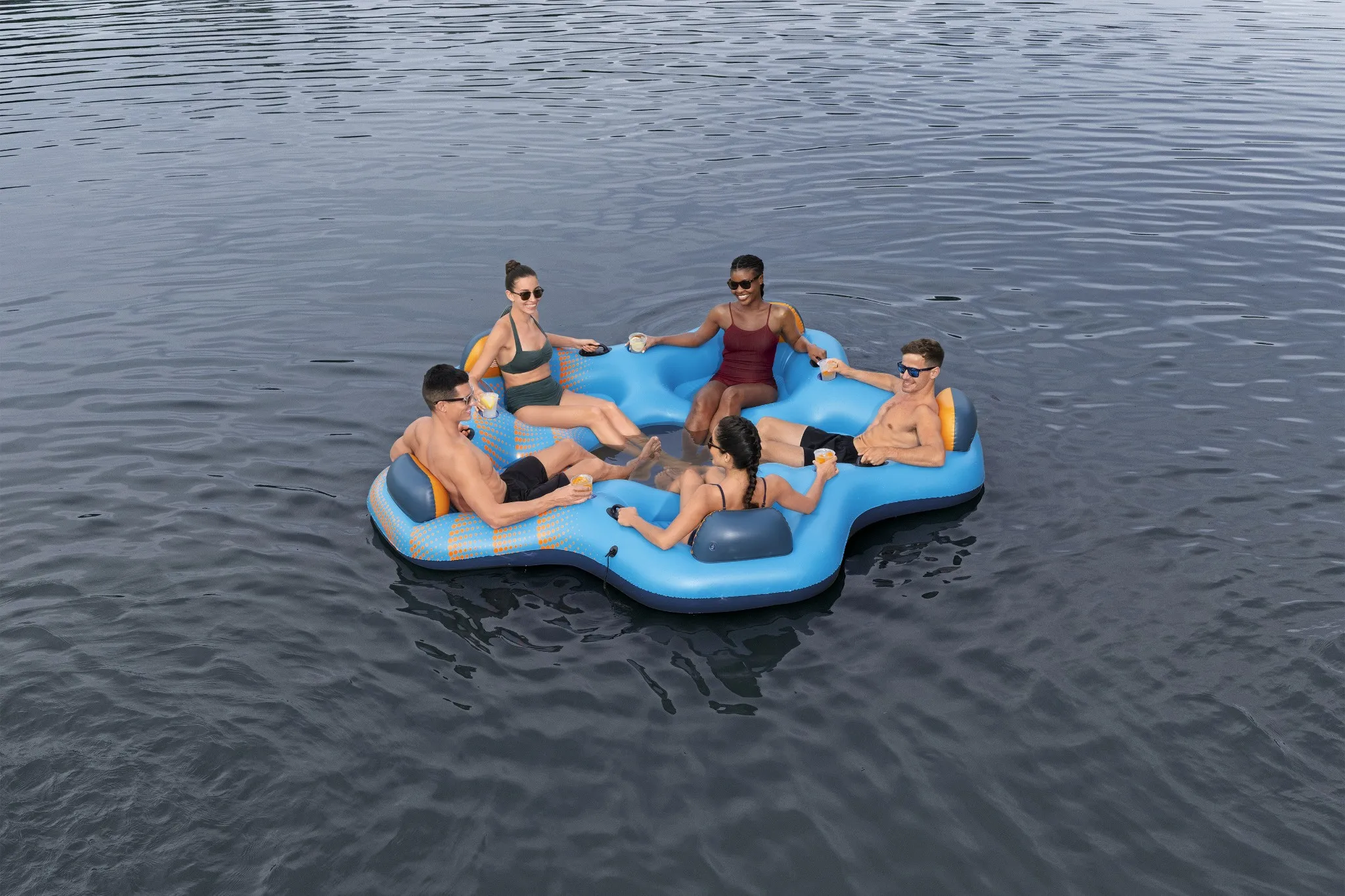 Bestway® Badeinsel Day Drifter™ 279x269x43cm, 5 Personen