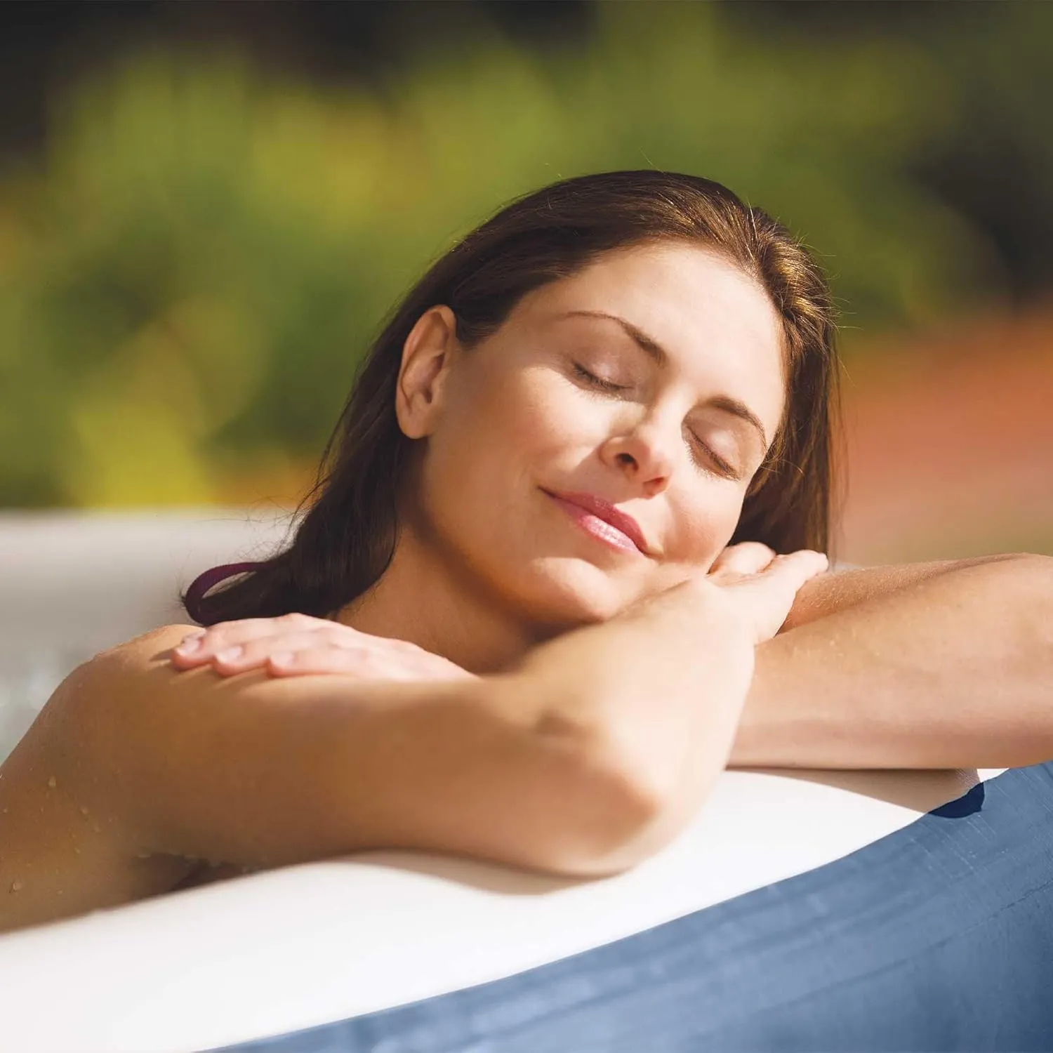 Intex 28430NP Whirlpool - PureSPA Bubble, blau, Ø195 cm, 4 Personen