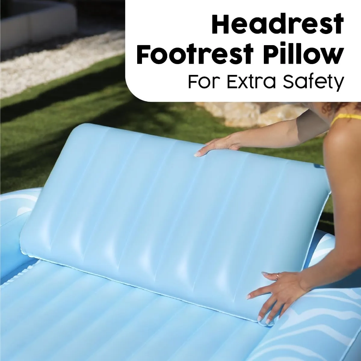 Bestway Aufblasbare Sonnenliege 203x137x25,5cm