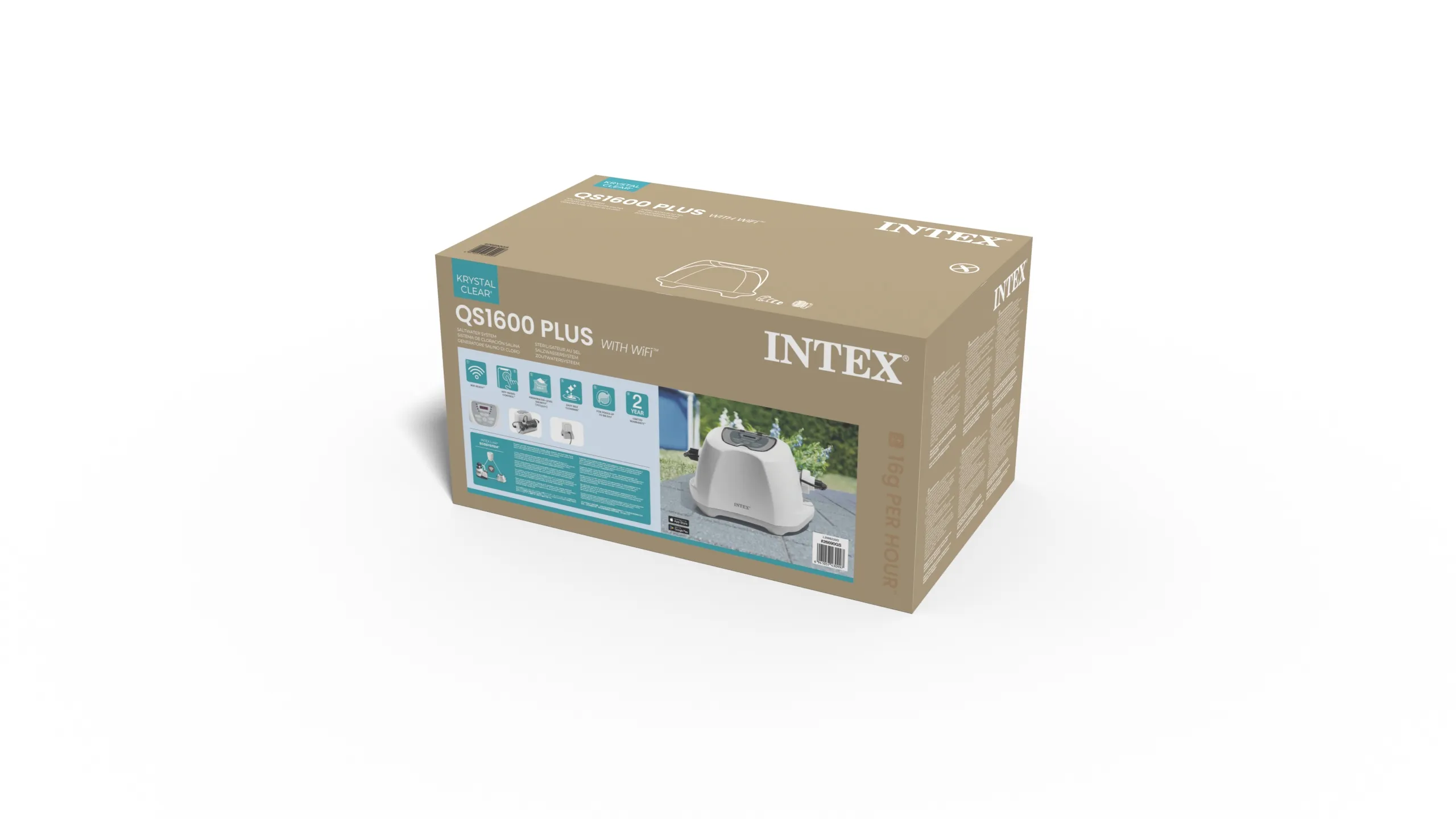 INTEX Krystal Clear Salzwassersystem QS1600 Plus
