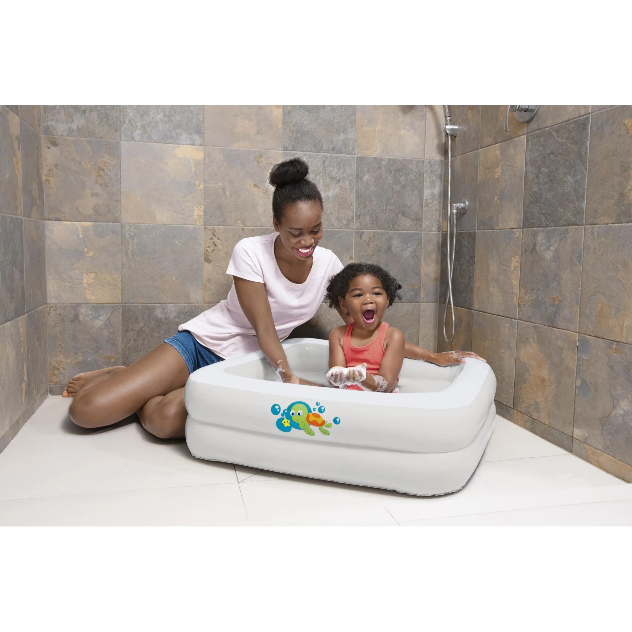 Bestway Baby Planschbecken Scrub-A-Dub 86x86x25cm