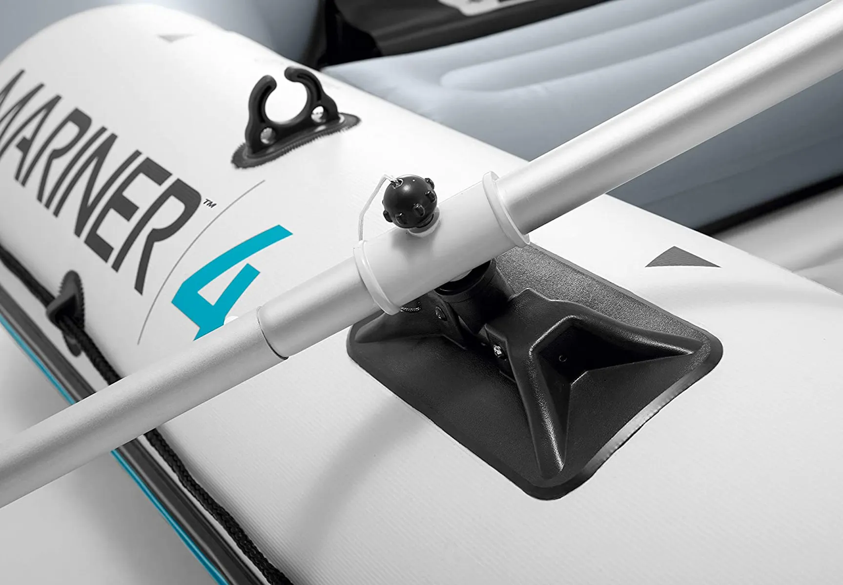 Intex 68376NP Schlauchboot-Set Mariner 4 inkl. Außenbordmotor & Befestigung