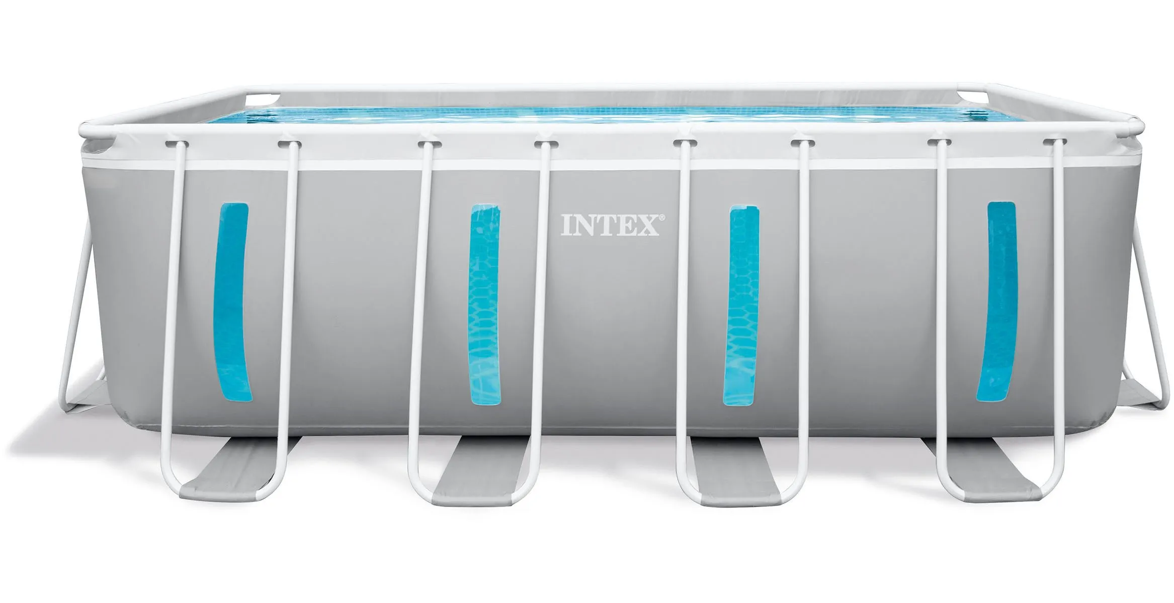 INTEX 26770GN Pool-Set Prism Frame Clearview Rectangular 400x200x122cm