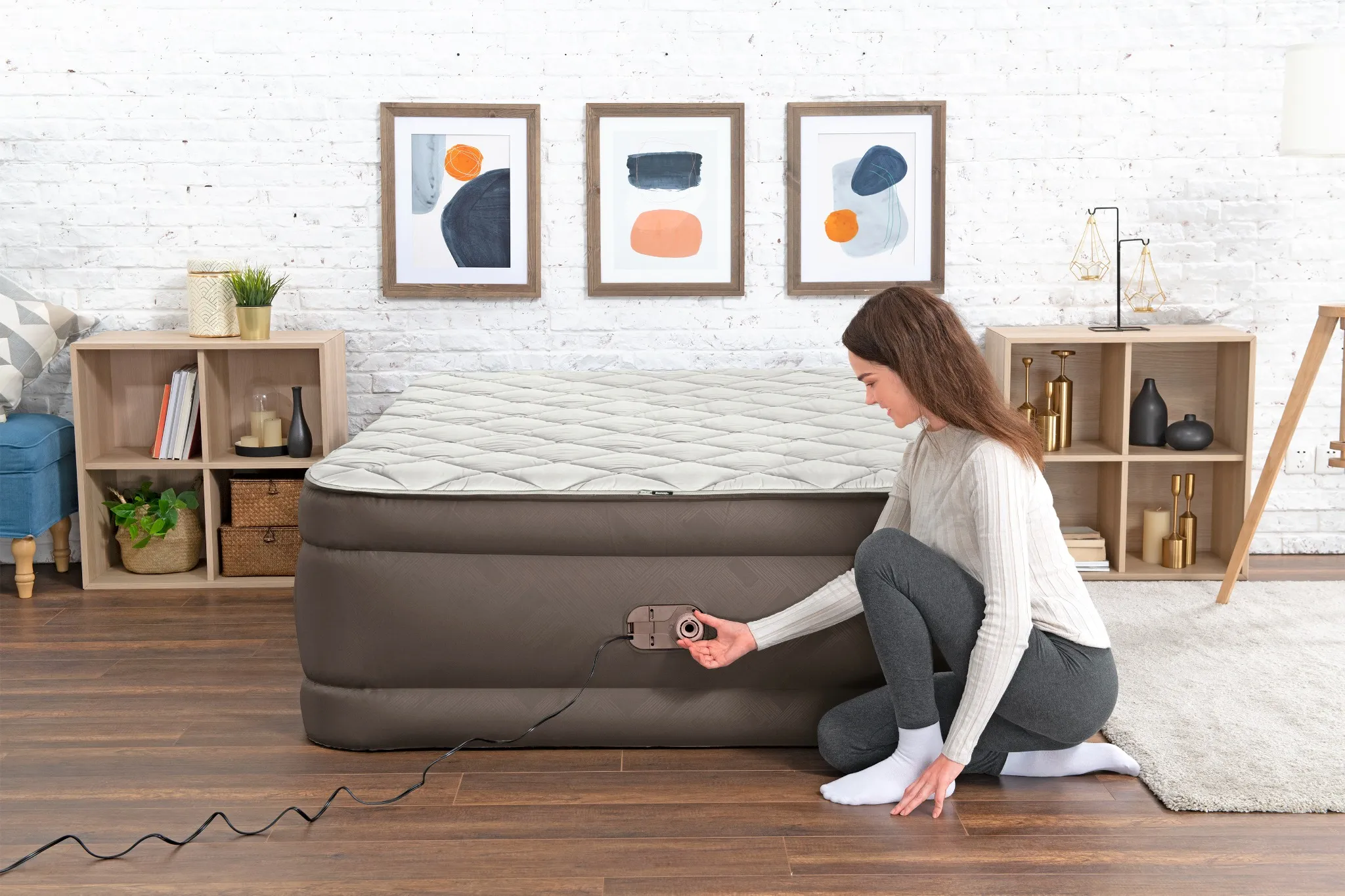 Bestway Luftbett Fortech 203x152x51cm