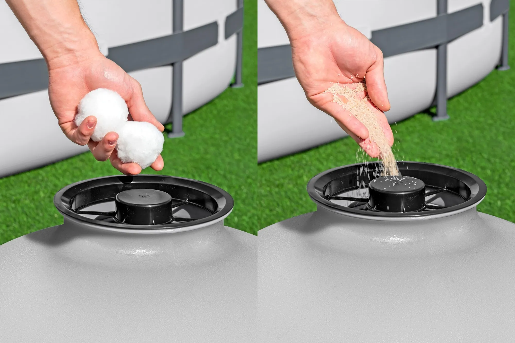 Bestway Sandfilteranlage mit Zeitschaltuhr 11.355l/h, 500W