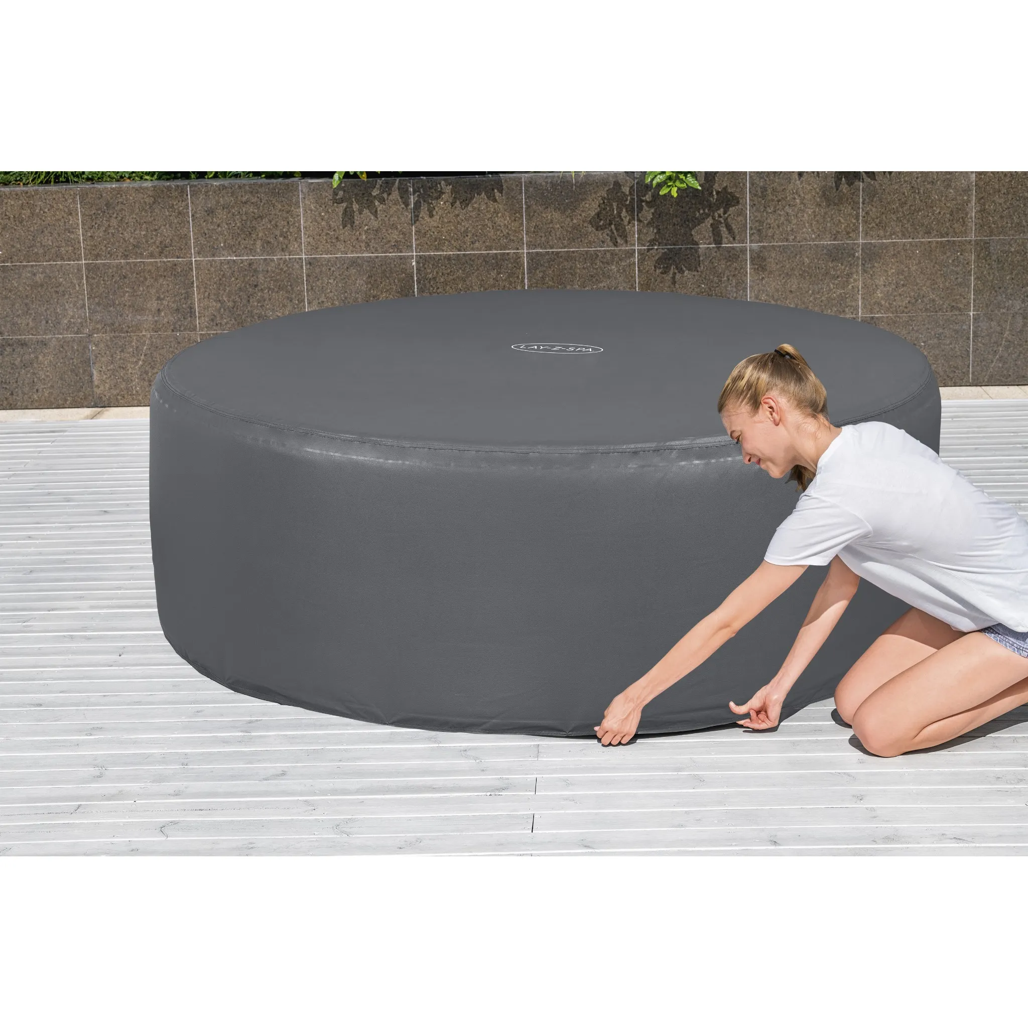 Bestway® Thermo-Komplettabdeckung LAY-Z-SPA® Xtras EnergySense® Plus Ø196x71cm