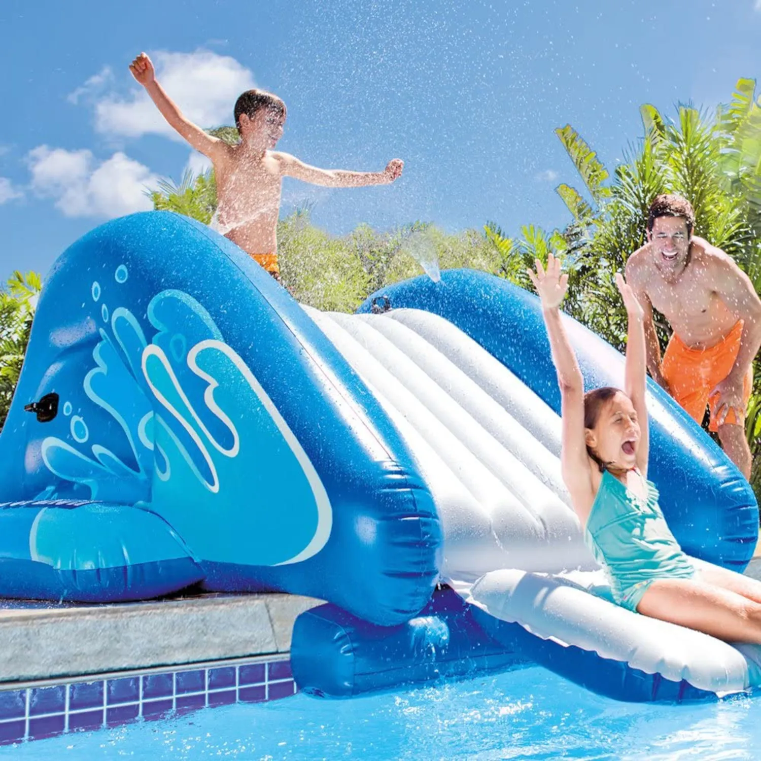 Intex Playcenter - Waterslide 333x206x117cm + extra Reparaturflicken