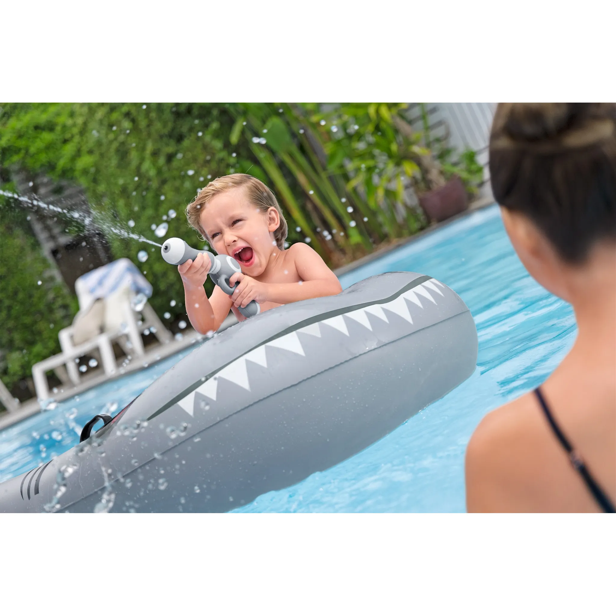 Bestway Kickboard Haialarm 160x 115cm