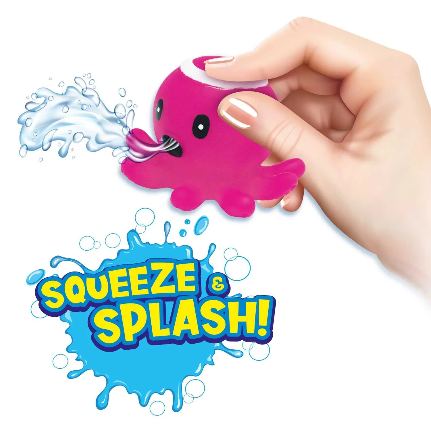 Badekugel mit Gummi-Wassertier 3er Pack Badebombe