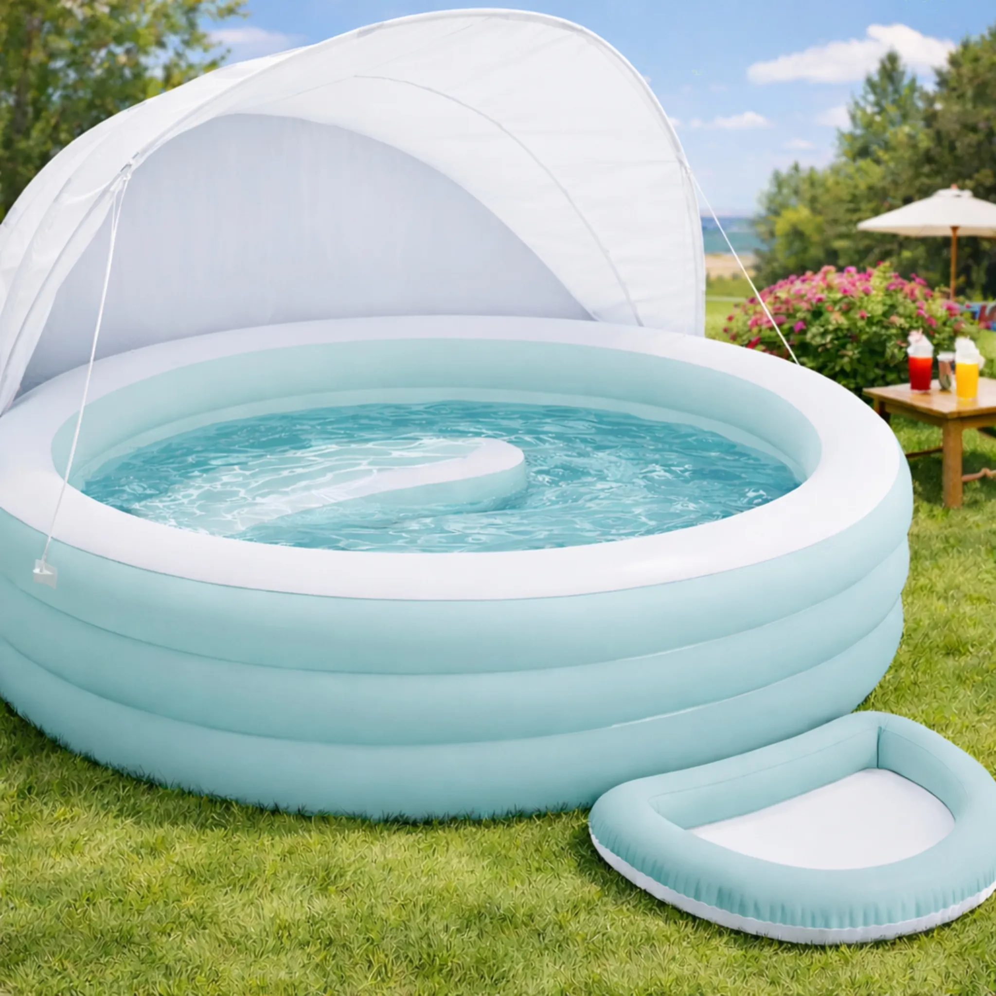 Intex 57195NP Swimcenter Canopy Lounge 277x221x137cm