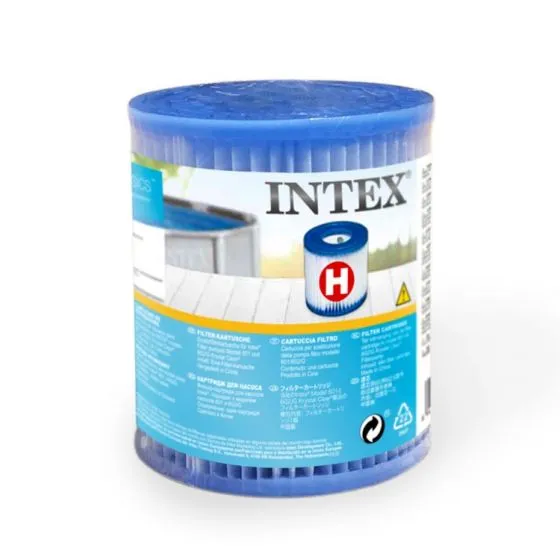 6x INTEX 29007 - Filterkartusche - Typ H PureSpa Easy Set Ersatzfilter für Pool Spa Whirlpool 6er Pack