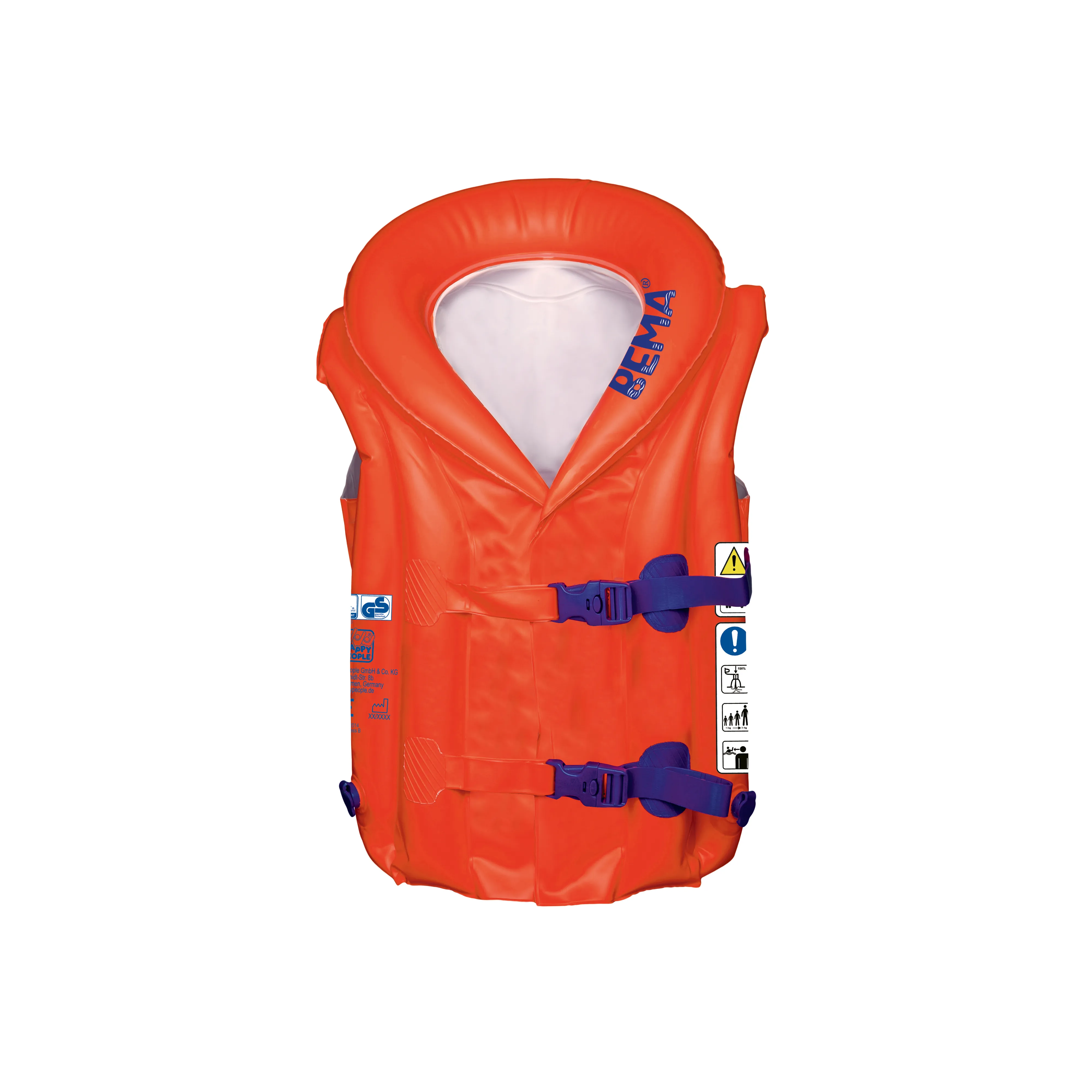 Happy People 18028 - BEMA® aufblasbare Schwimmlernweste (orange)