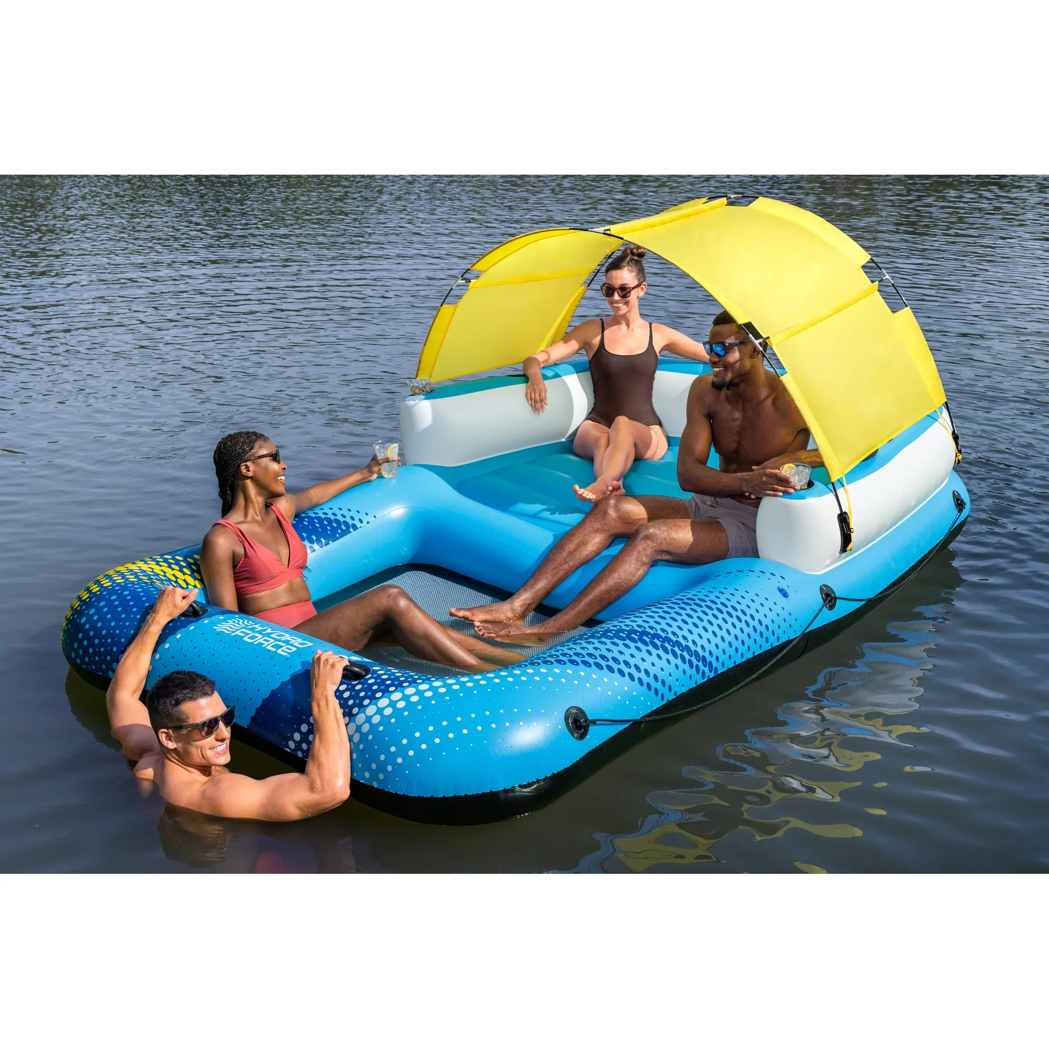 Bestway® Badeinsel Hydro Force® Summer Oasis™ 320x198cm, 4 Personen