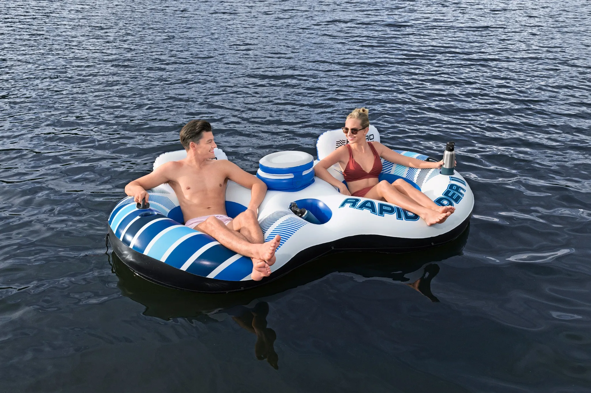 Bestway Schwimmring Hydro Force Rapid Rider II 251x132cm