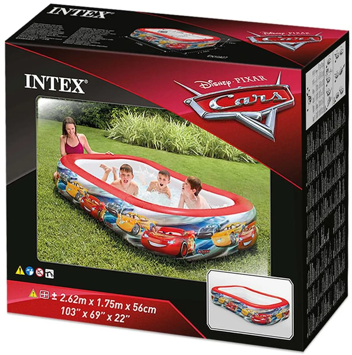 Intex Planschbecken - Cars 262x175x56cm