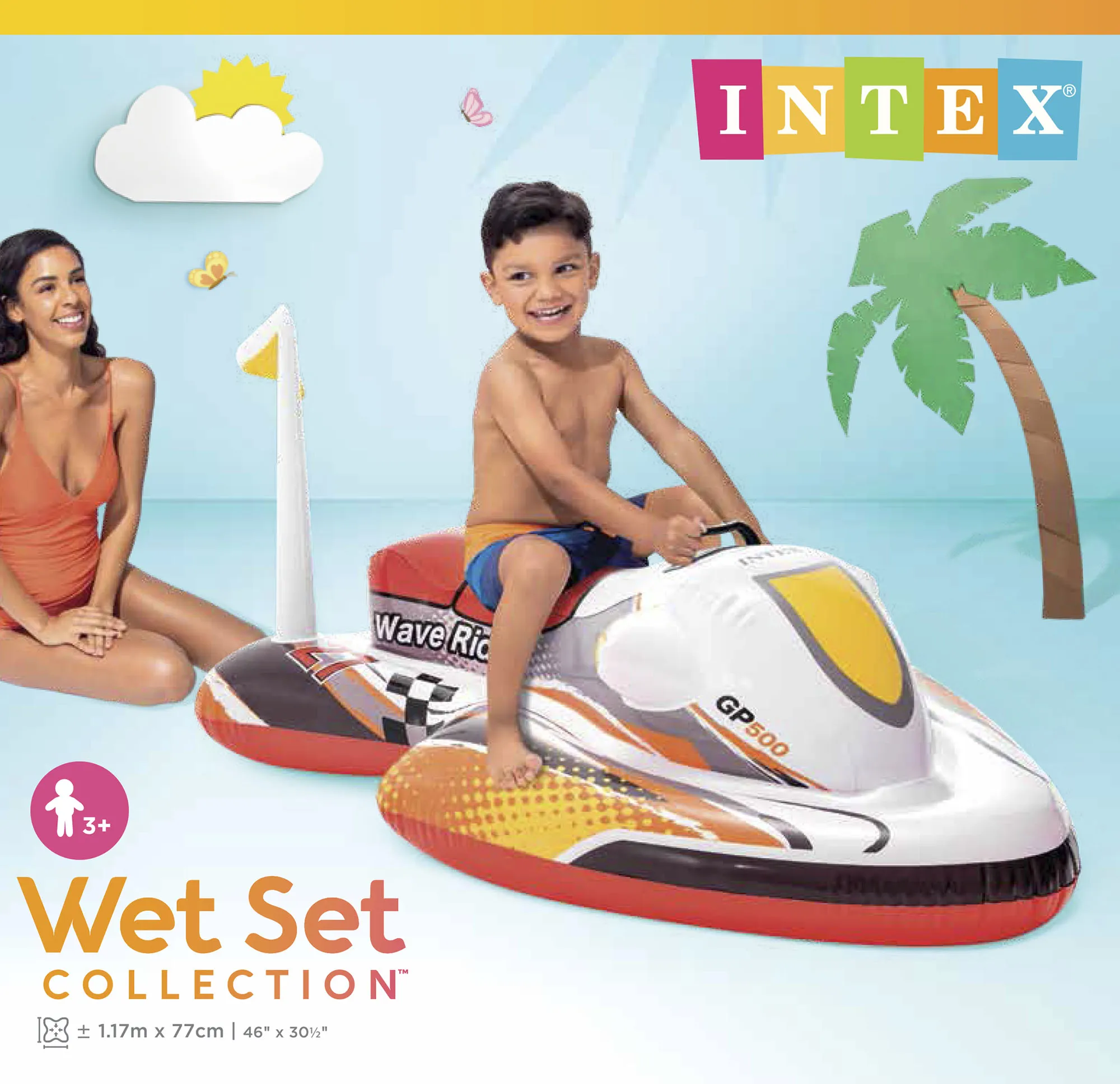 Intex 57520NP Ride-On - Wave Rider