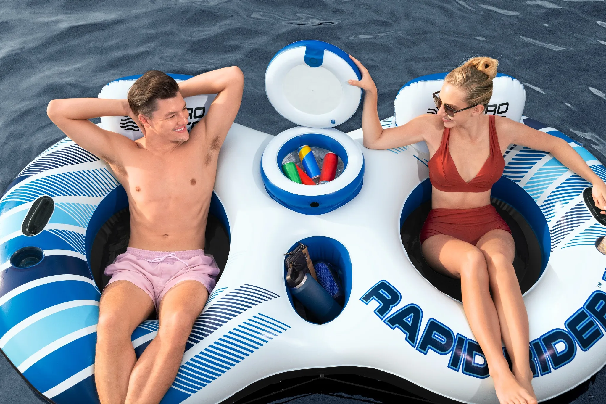 Bestway Schwimmring Hydro Force Rapid Rider II 251x132cm