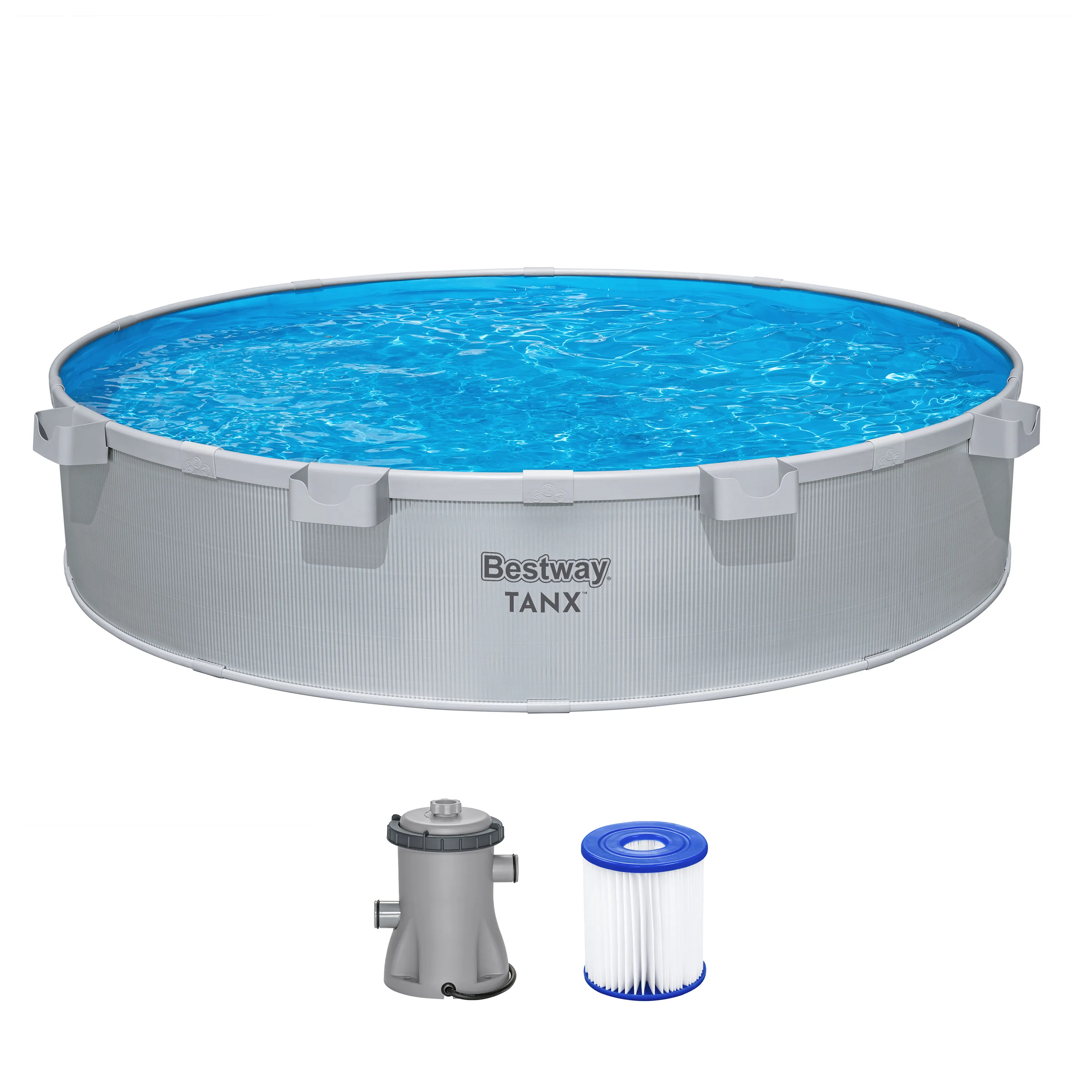 Bestway Stahlwandpool Tanx mit Filterpumpe Ø305x61cm