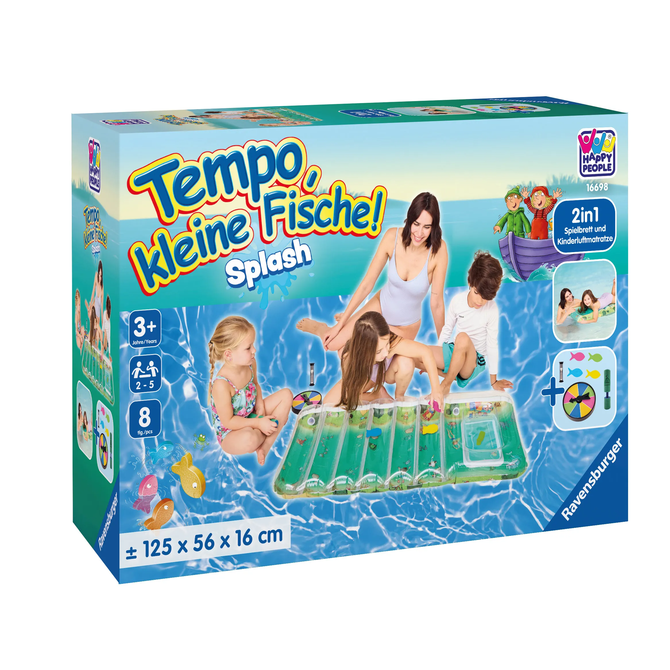 Happy People 16698 Tempo kleine Fische! Kinderluftmatratze