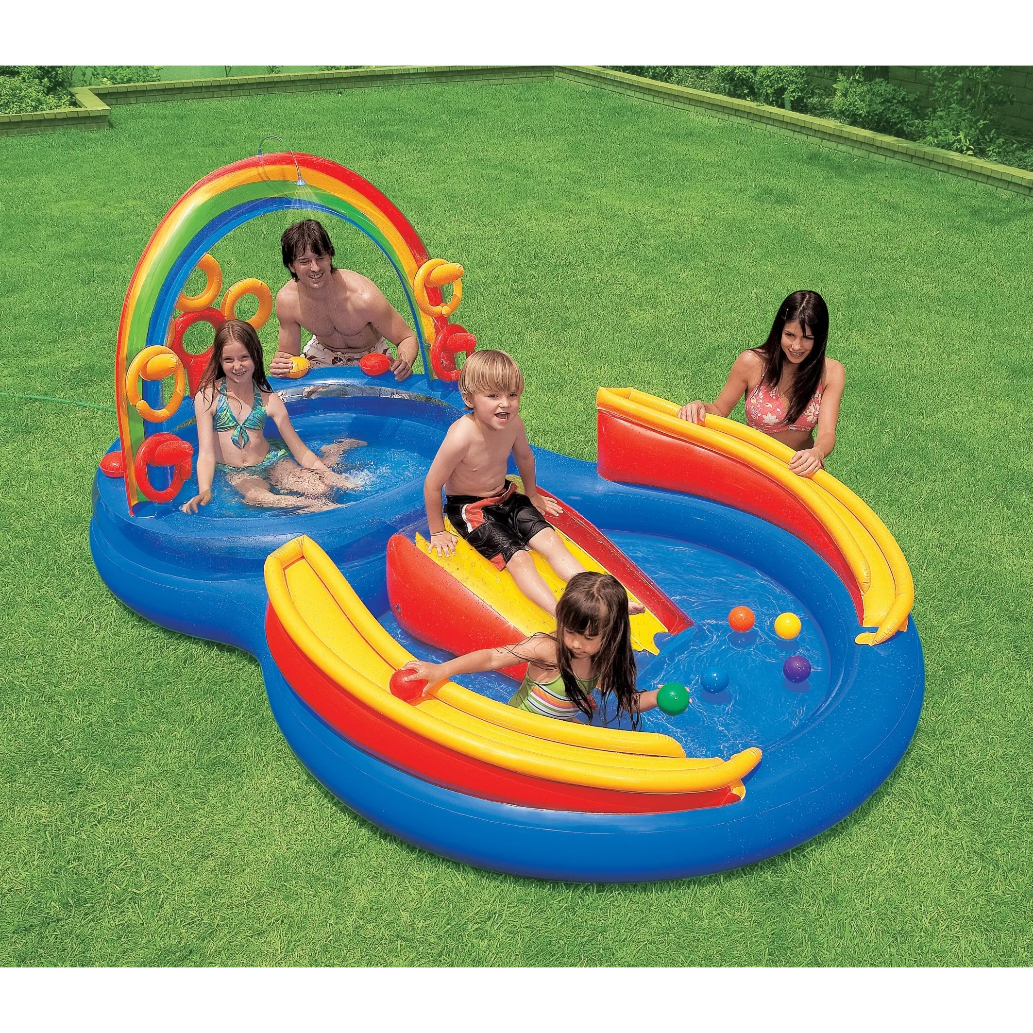 Intex 57453NP Playcenter - Rainbow Ring (297x193x135cm)
