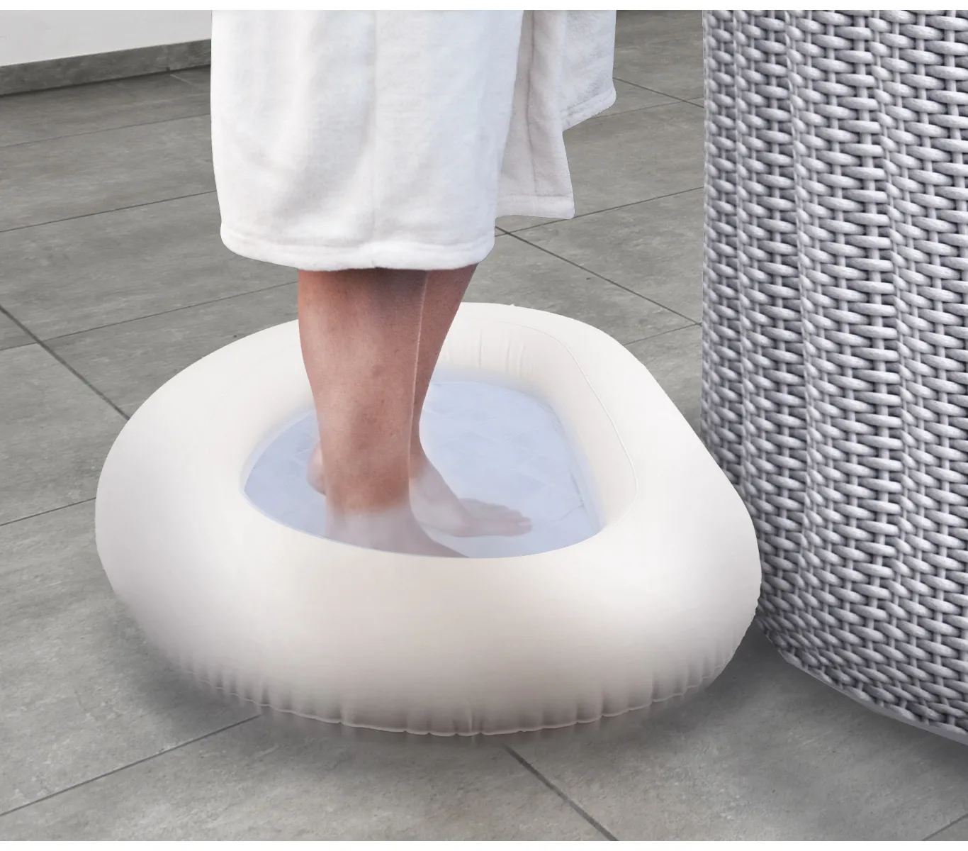 Happy People - Fußbecken, aufblasbar, (ca. 87x68x14 cm) für SPA-Pool