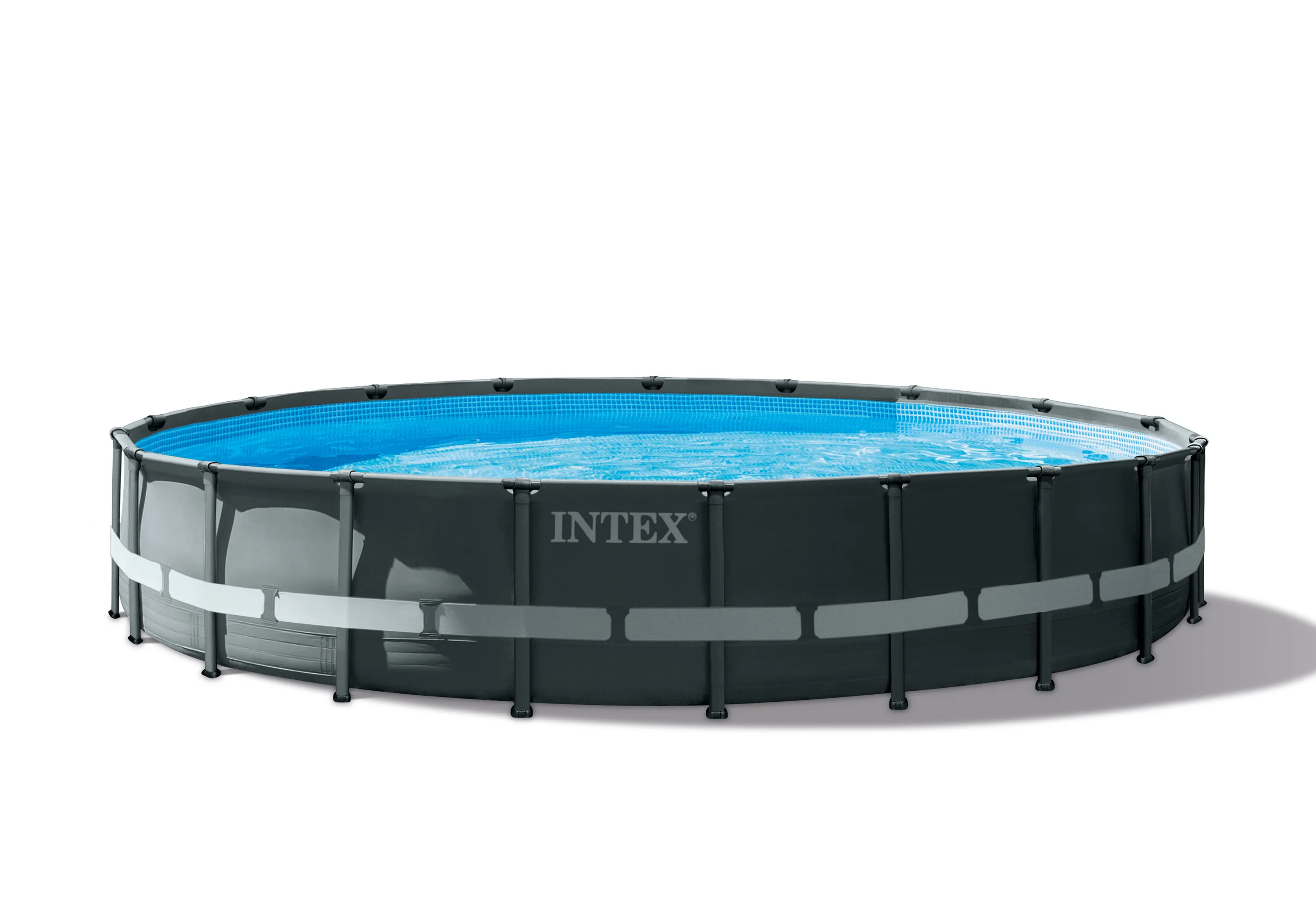 Intex 26334GN Frame Pool Set - Ultra XTR 610x122cm inkl. Filterpumpe, Leiter, Planen