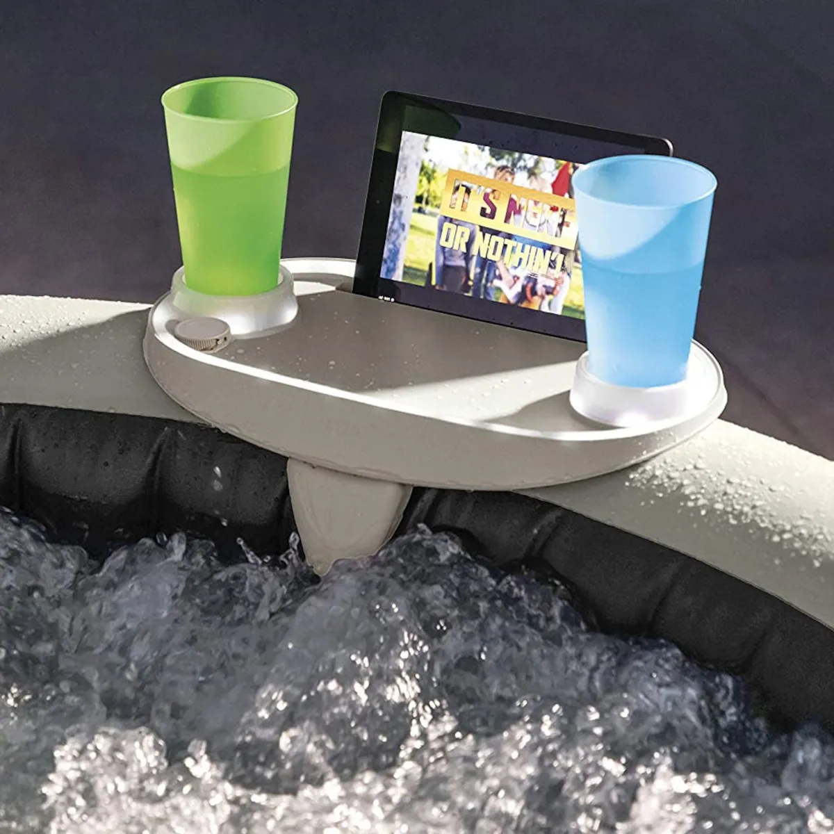 Intex PureSPA Bubble "Greywood Deluxe" 196/145cm x 71cm + umfangreiches Zubehör