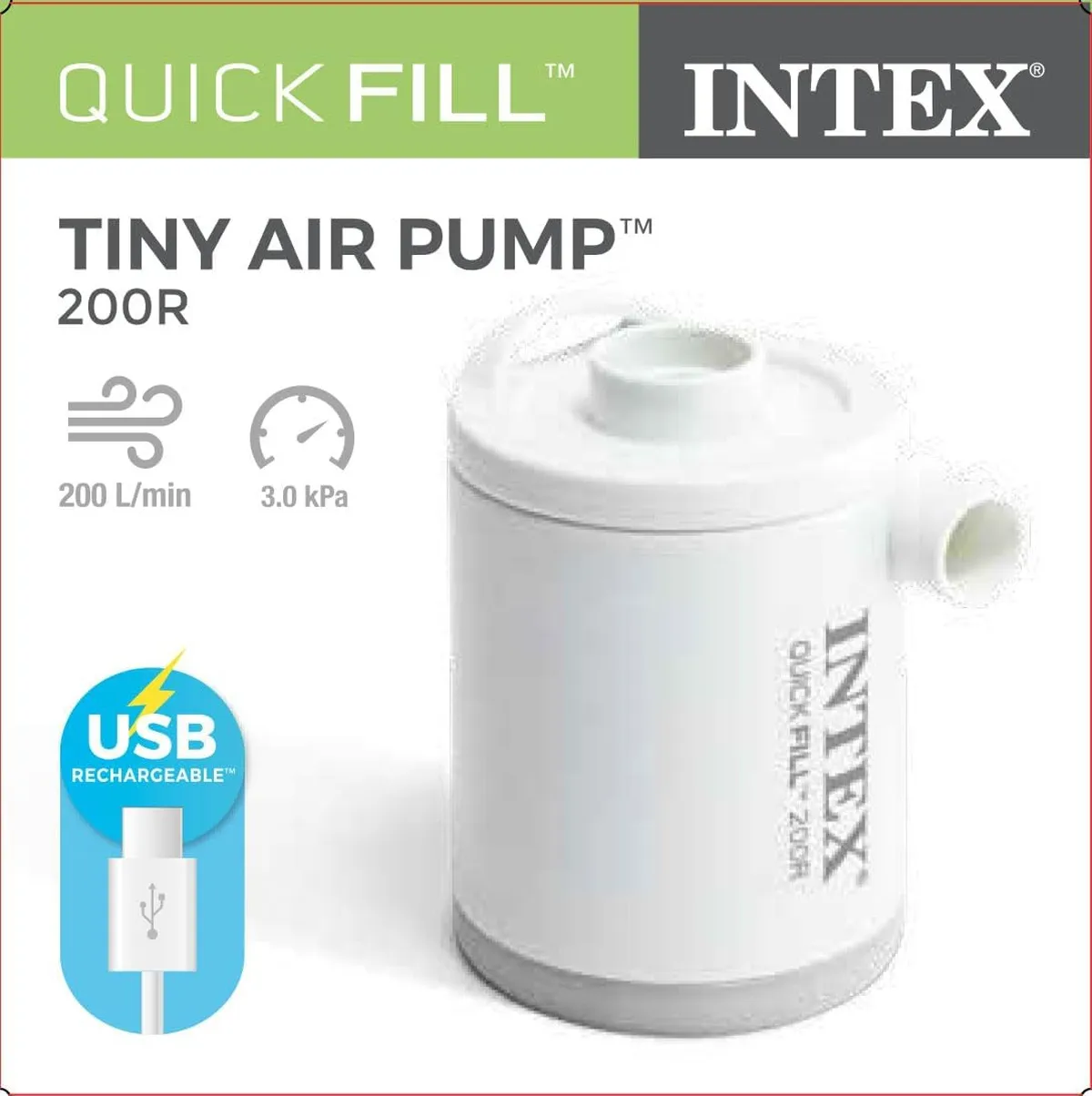 INTEX Akku-Luftpumpe - Quickfill USB200R