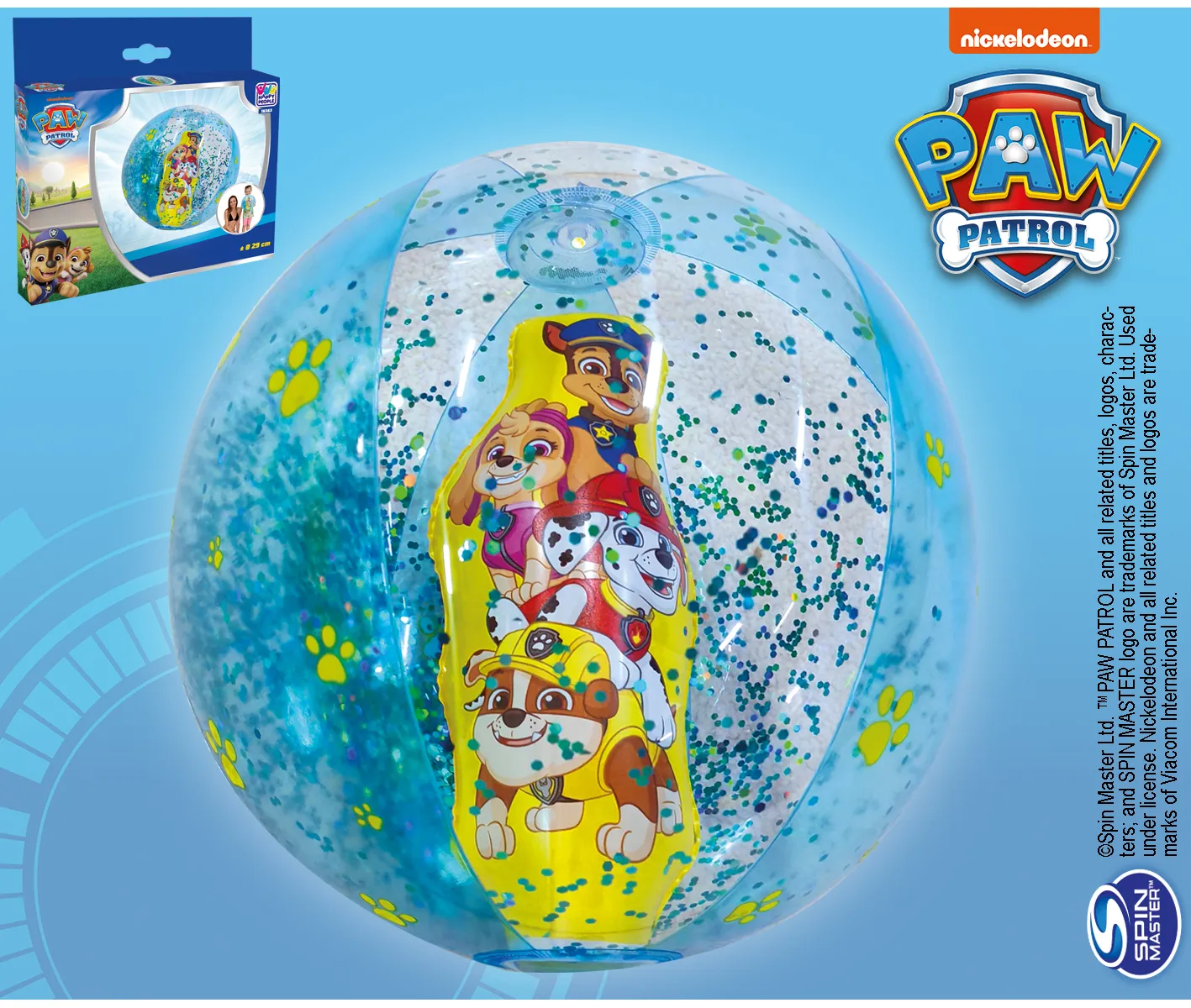 Happy People 16363 Strandball Paw Patrol ca. 29cm