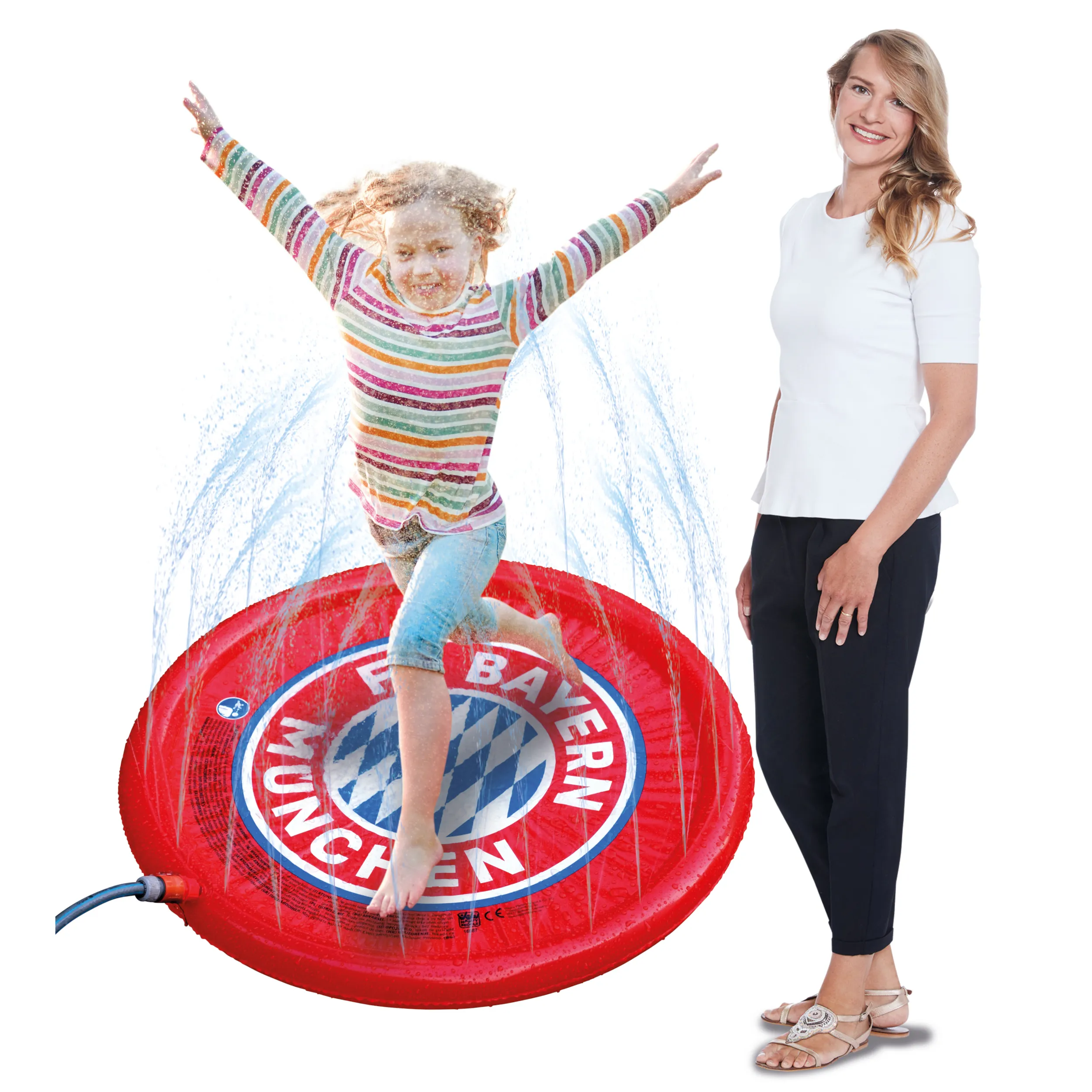 Happy People - FCB Sprinklermatte Ø 90 cm, mit Spritzfunktion