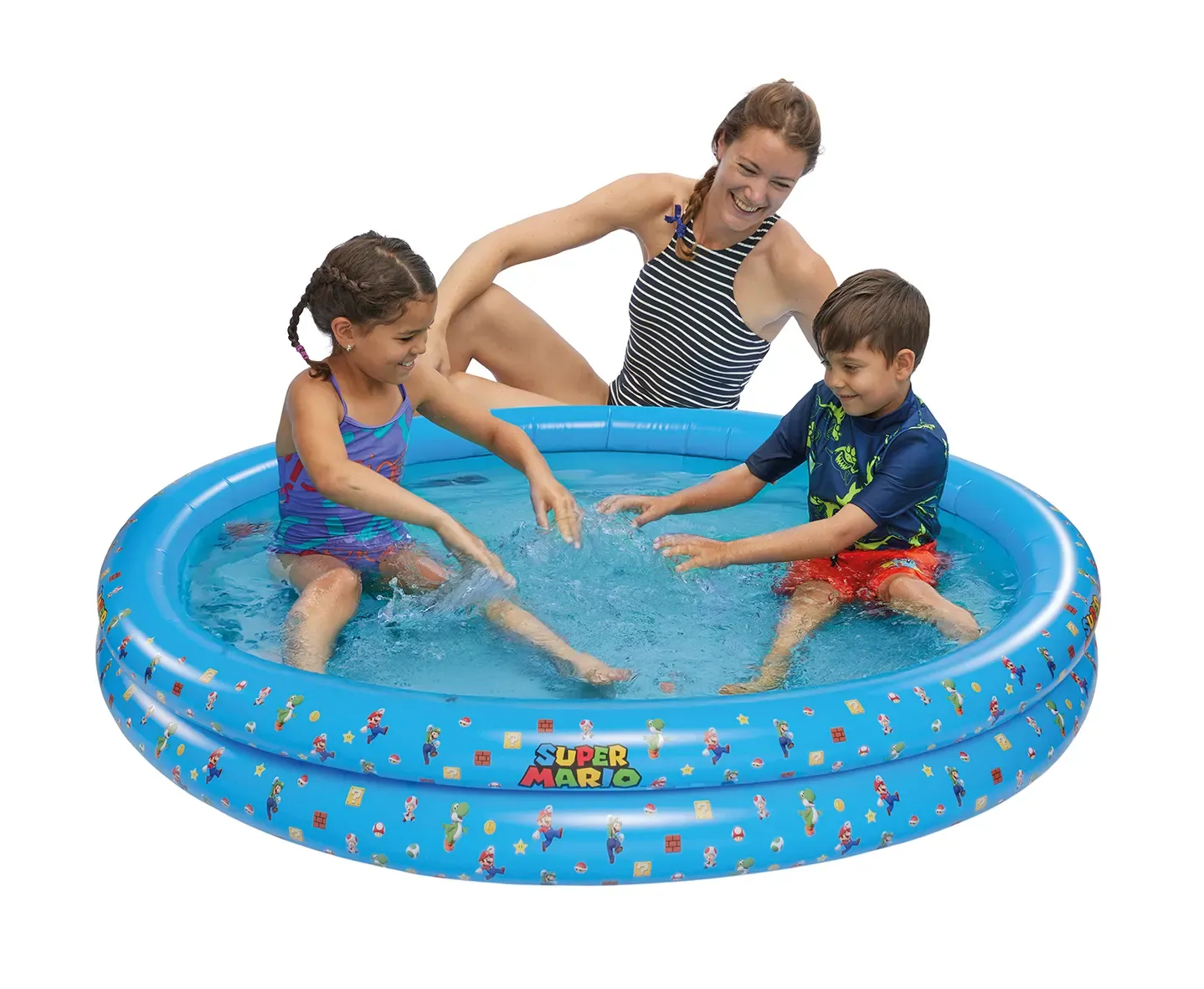 Happy People 2-Ring-Pool Super Mario Planschbecken 150x25cm