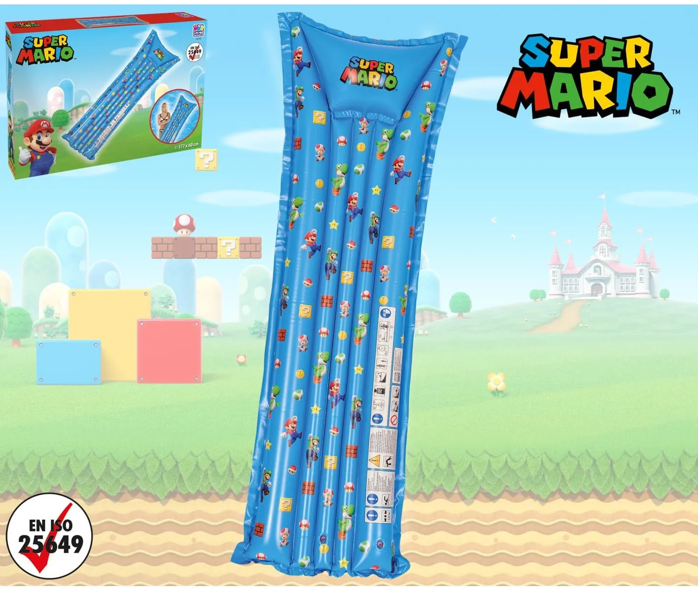 Happy People Luftmatratze Super Mario 177x60cm