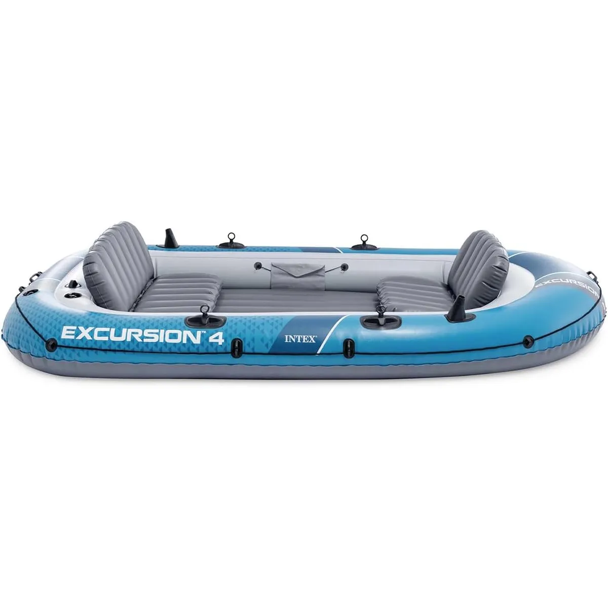 Intex Schlauchboot Excursion 4 Set inkl. Pumpe und Alu-Paddeln 315x165x43cm