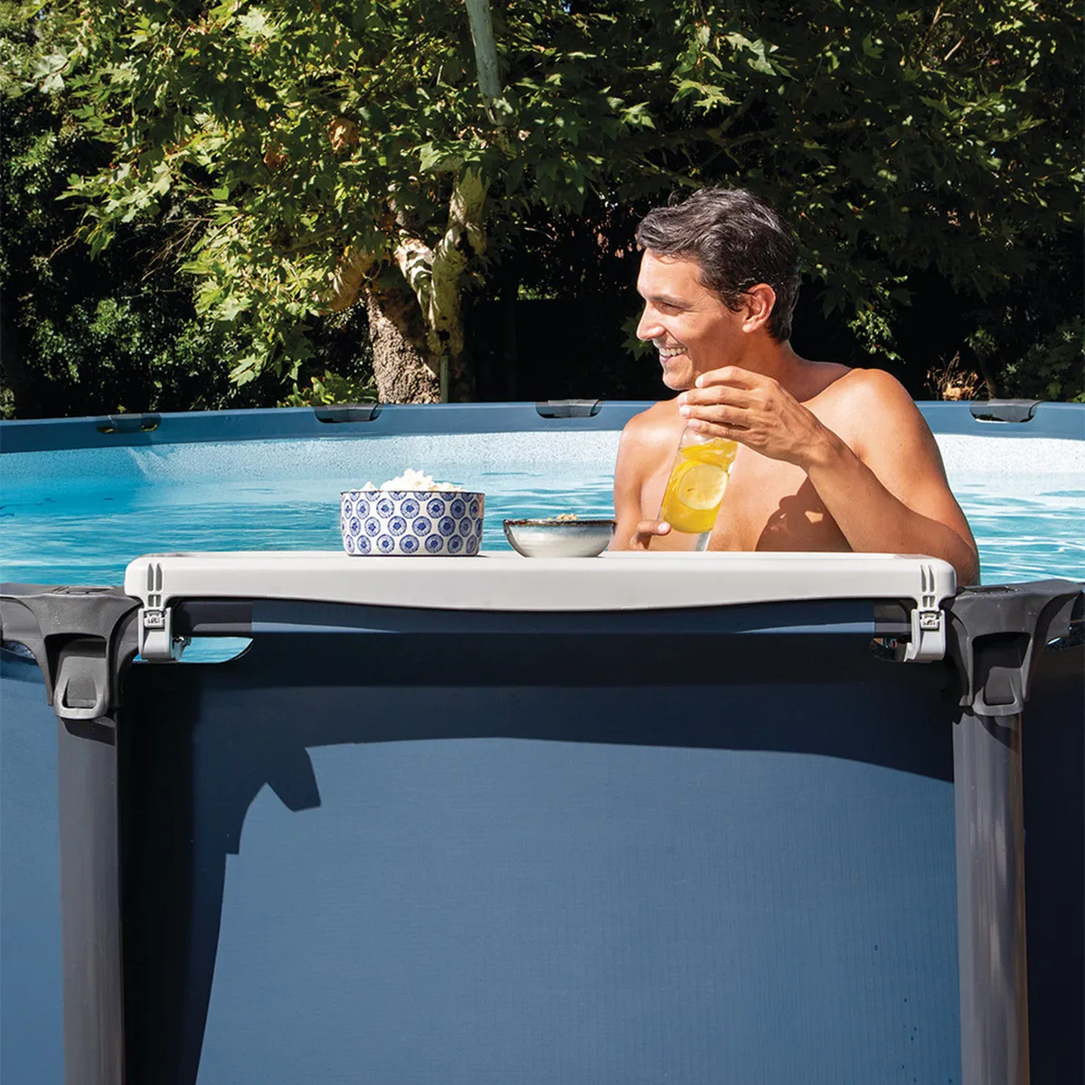 INTEX Poolablage Ultra Luxe Pooltisch 91x25cm
