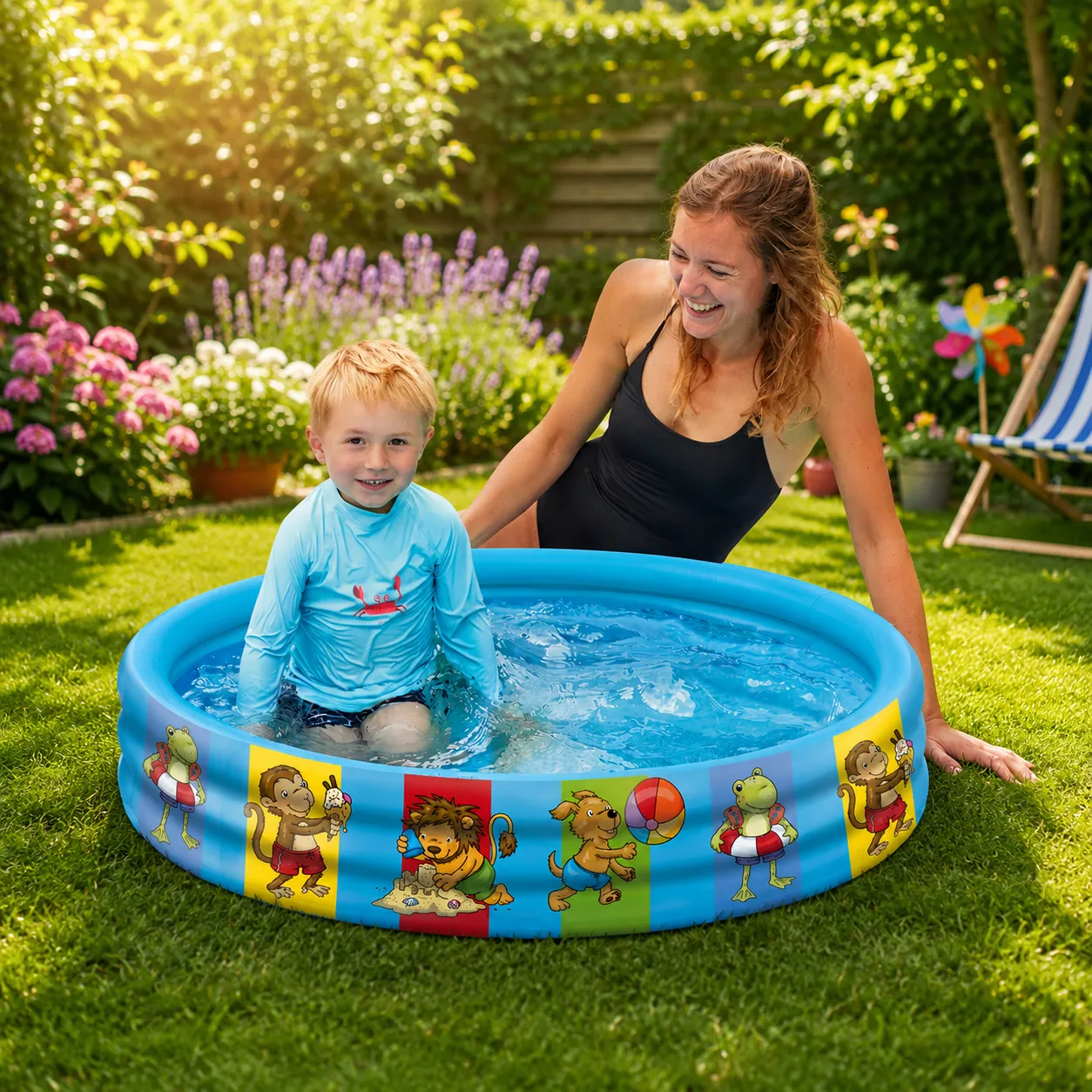 Happy People Planschbecken Summer Friends 100x23cm